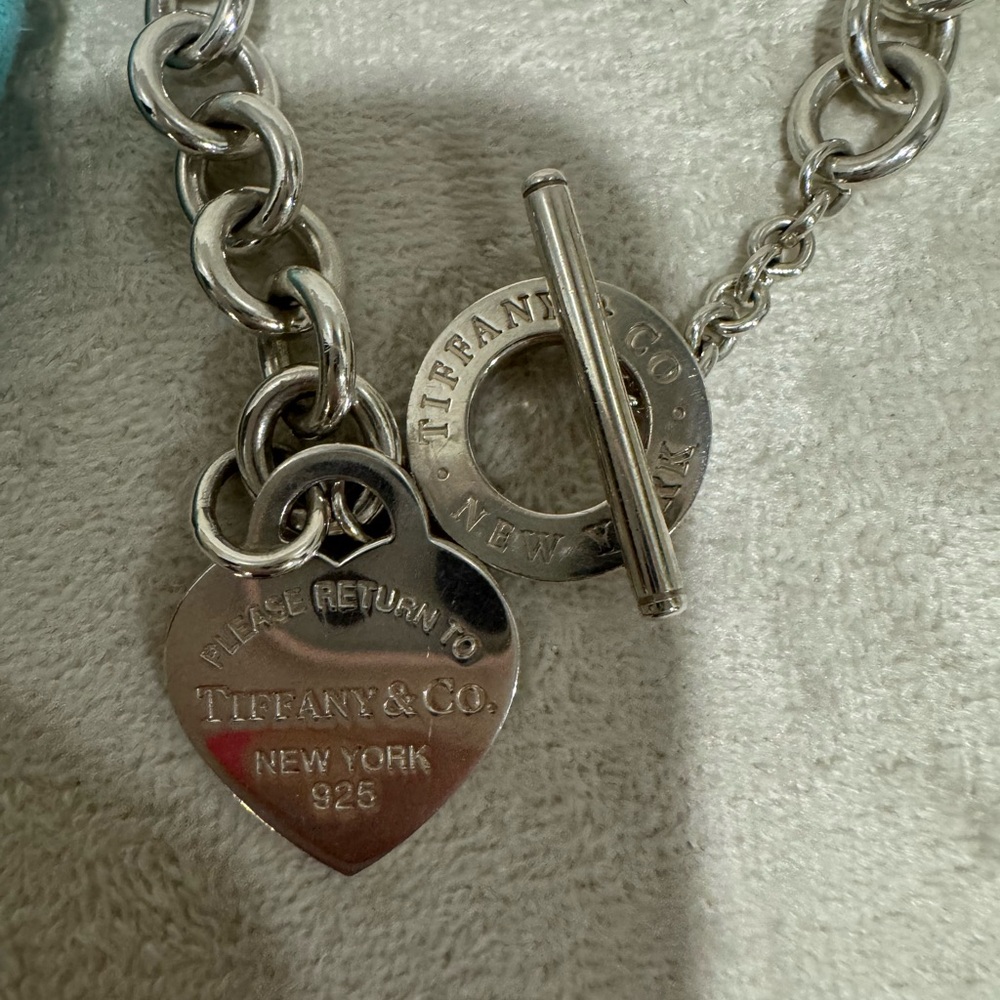 Tiffany & Co. Silver Heart Pendant Necklace